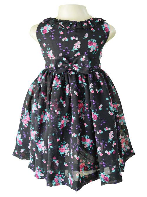 Faye Black Floral Dress