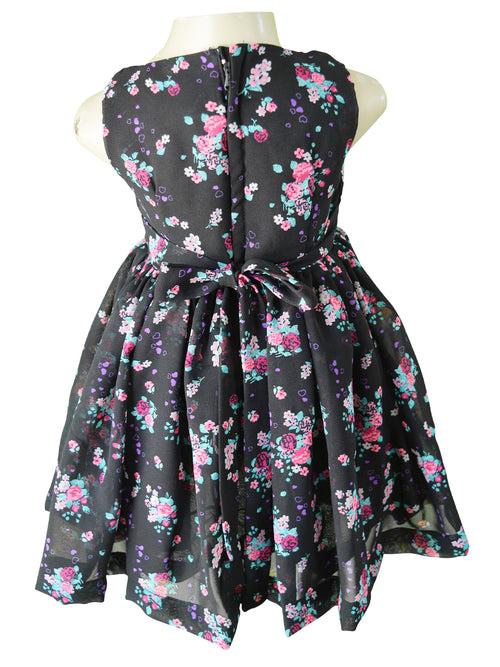 Faye Black Floral Dress