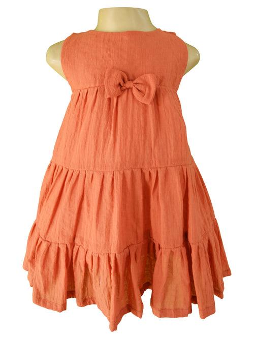 Faye Rust Tiered Dress