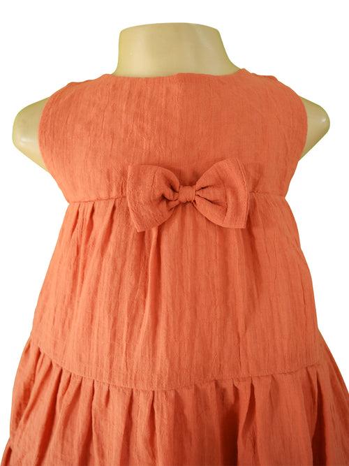 Faye Rust Tiered Dress