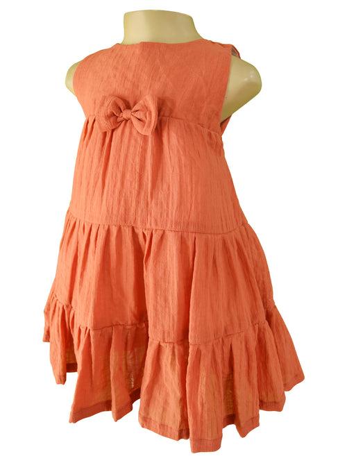 Faye Rust Tiered Dress