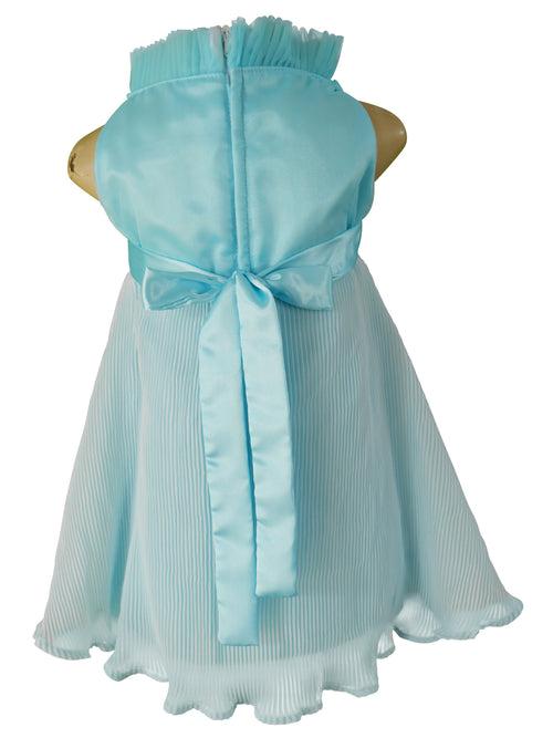 Faye Sky Blue Pleated Dress