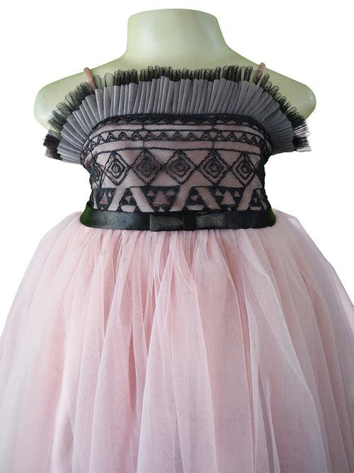 Faye Taupe Lace Dress