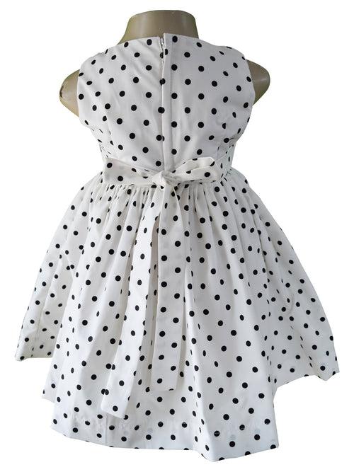 Faye Black Polka Dot Dress