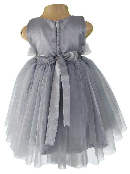Faye Black & Grey V-neck Dress