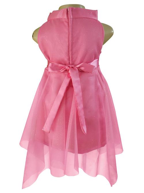 Faye Candy Pink High Neck Dress