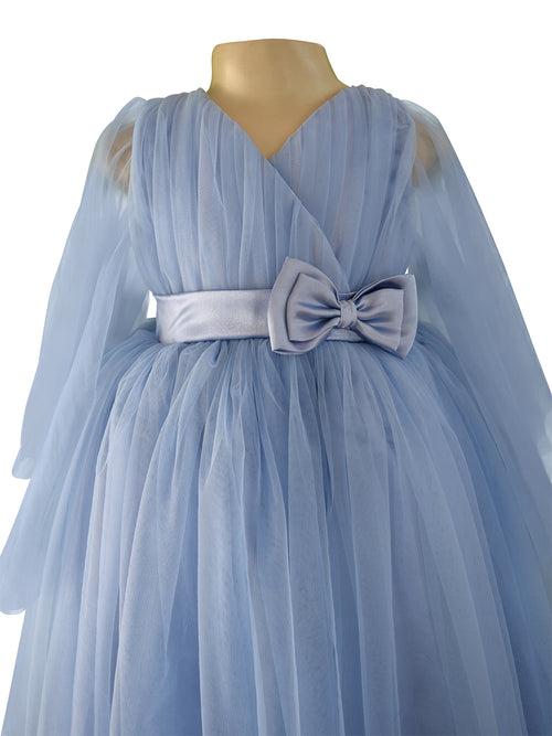 Faye Dusty Blue Gown