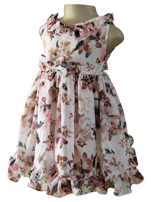 Faye Floral Georgette Dress