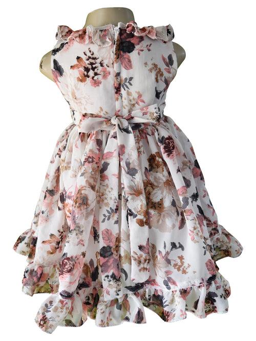 Faye Floral Georgette Dress