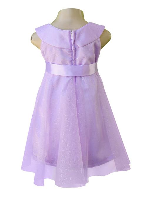 Faye Lilac Glitter Dress