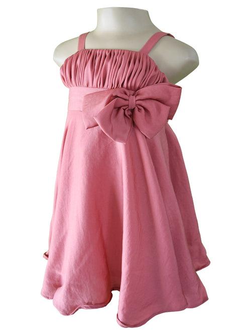 Faye Peach Strappy Dress
