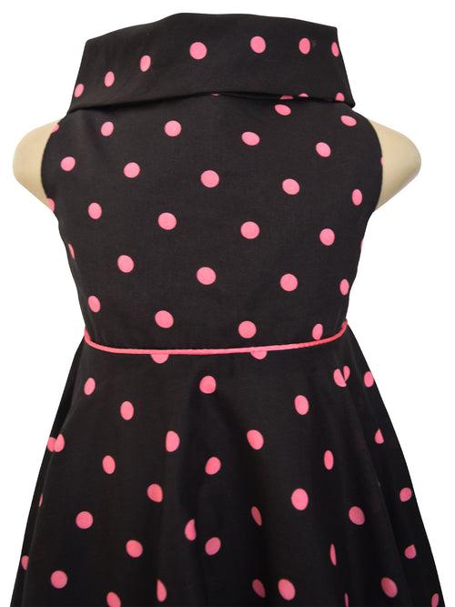 Faye Pink Polka Dress