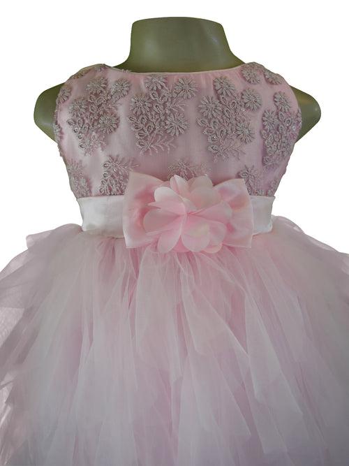 Faye Pink Waterfall Party Dress