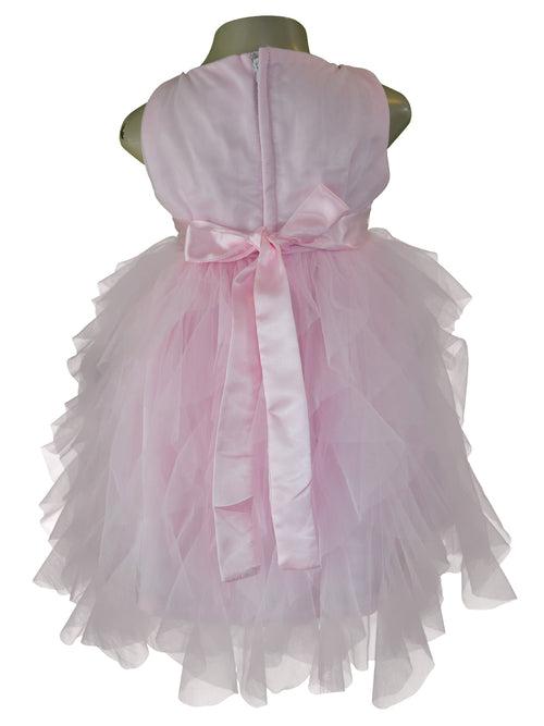 Faye Pink Waterfall Party Dress