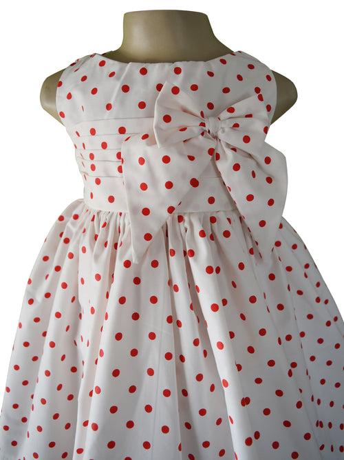 Faye Red Polka Dot Dress