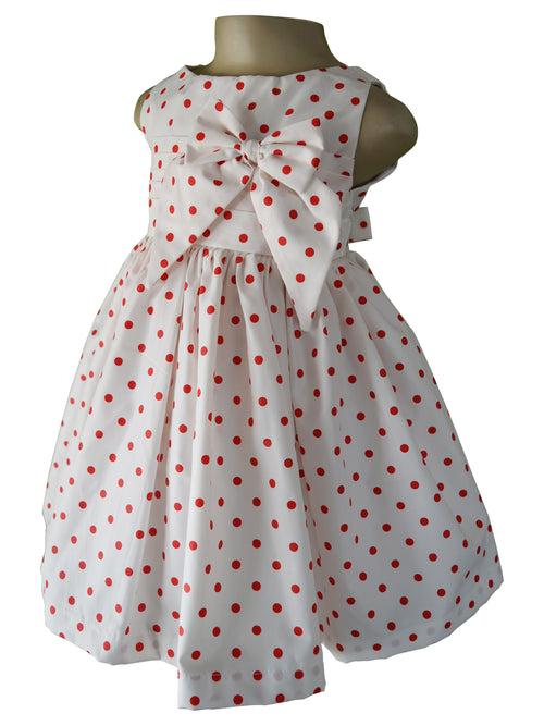 Faye Red Polka Dot Dress