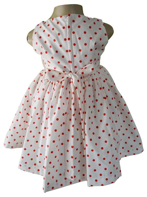 Faye Red Polka Dot Dress