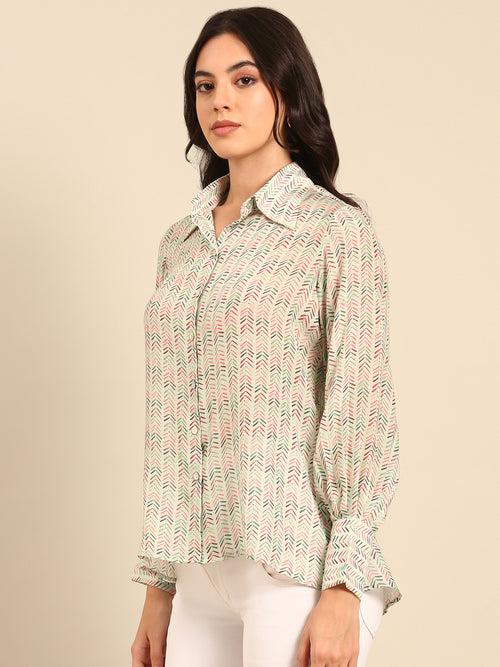 Blue Print Muslin Tops - ASST088