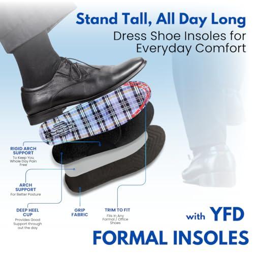 All Day Formal Ortho Insoles for Dress Shoes, Superior Arch Support and Cushioning,| Your Foot Doctor