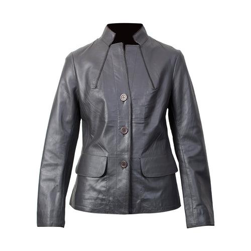 Women's Leather Jacket (Resin Nappa)