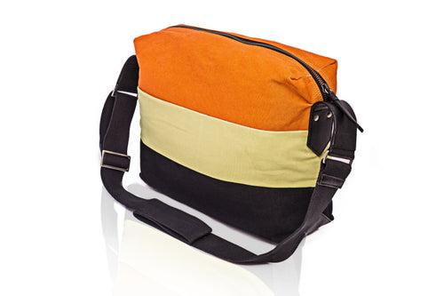 Canvas & Leather Messenger Bag by 1857