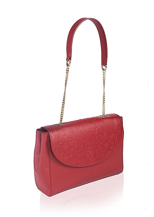 Oleander Leather Shoulder Bag