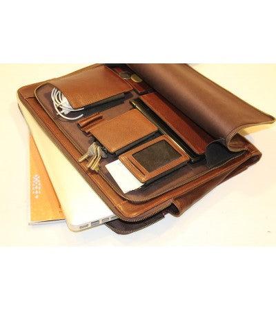 Wallstreeter Leather Laptop Sleeve