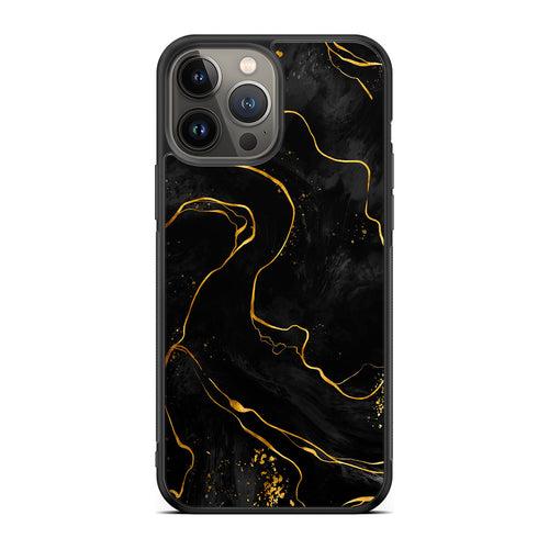 Black Mirage iPhone glass case