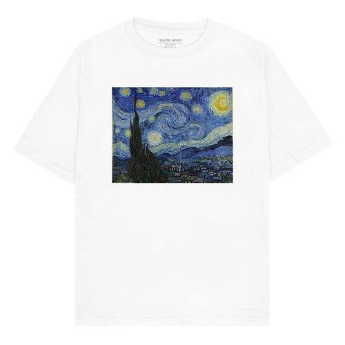 The Starry Night - Vincent Van Gogh Oversized T-shirt