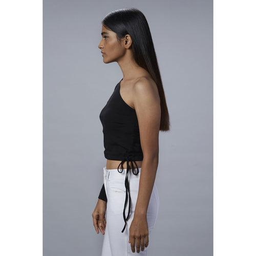 Chelsea Black One Shoulder Top