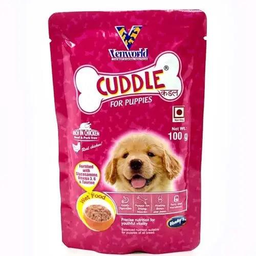 Cuddle Gravy, Wet Dog Food, for Puppy, Rich in Chicken 100 GMS(Pack of 10)