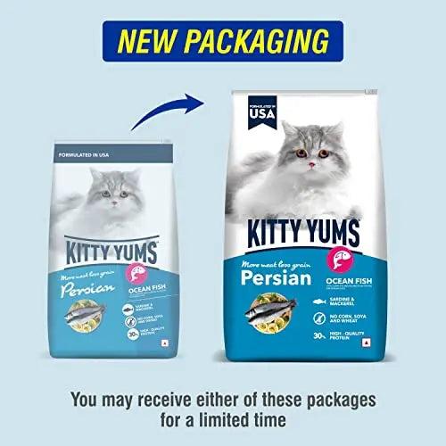 Kitty Yums Dry Persian Cat Food, Ocean Fish, 7kg