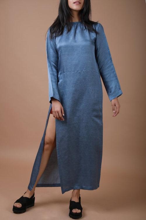 Dusty Blue Longline Top