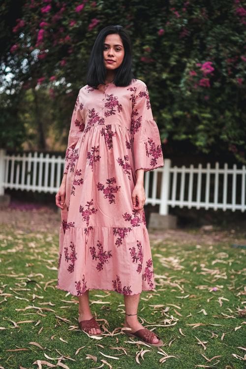 Adriana Dress | Floral Blush