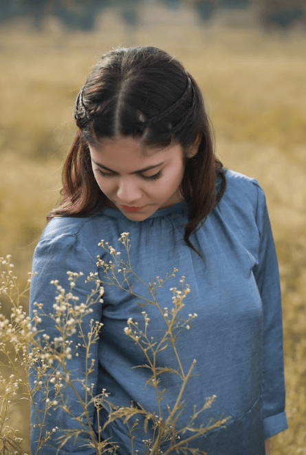 Dusty Blue Longline Top