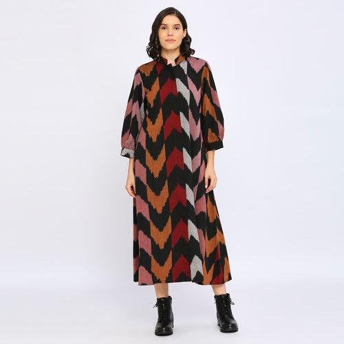 Black Ikat Dress