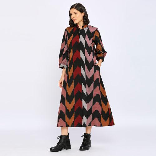 Black Ikat Dress