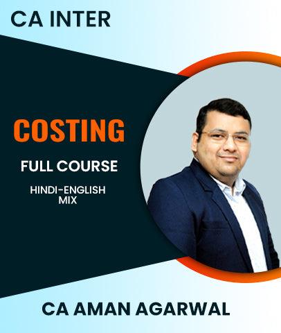 CA Inter Costing Full Course By CA Aman Agarwal