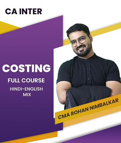 CA Inter Costing Full Course By CMA Rohan Nimbalkar