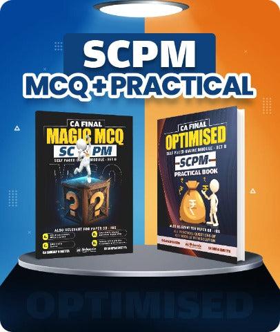 CA Final Strategic Cost and Performance Management (SCPM) Magic MCQ and Practical Book Combo By CA Sankalp Kanstiya