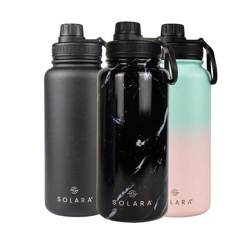 Insulated Water Bottle (2 Caps)