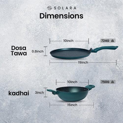 Tawa and Kadhai -Granite Set of 2