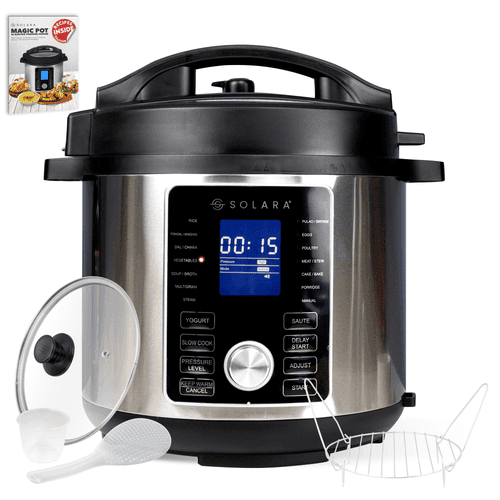 Magic Pot Electric Pressure Cooker | 7-in-1 Functions | One Touch Cooking | 17 Preset Options