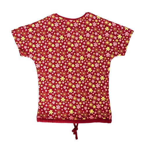 Girls S/S Top (Style-TG231203) Maroon