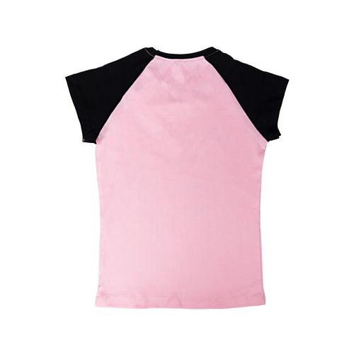Girls S/S Top (Style-TG231204) Light Pink