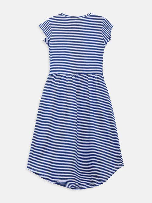 Girls Dress (Style-OTG192214) Blue