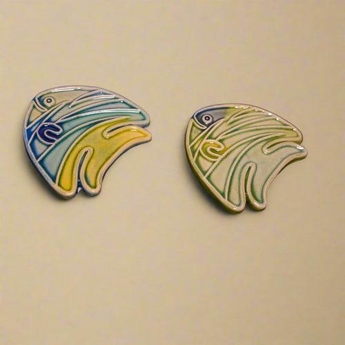 Fish Design Ceramic Handcrafted Fridge Magnet