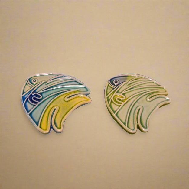 Fish Design Ceramic Handcrafted Fridge Magnet