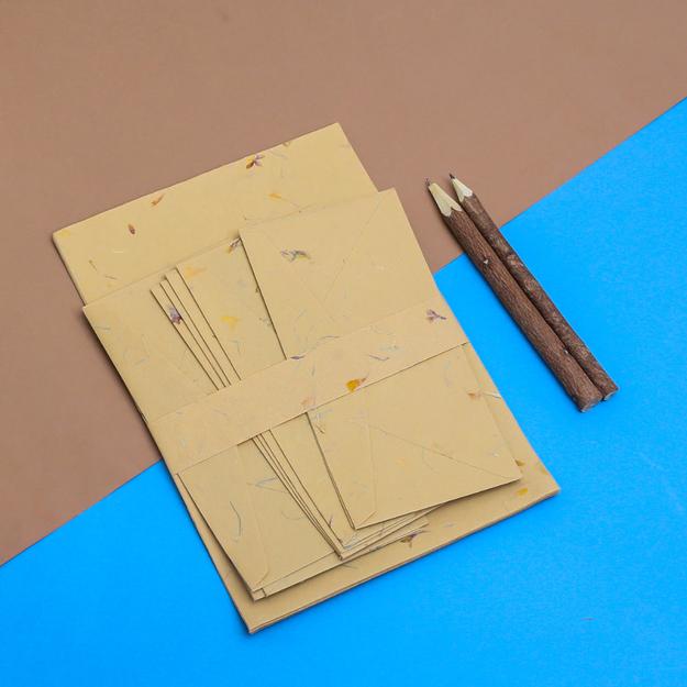 Handmade Writing Paper and Envelope Set