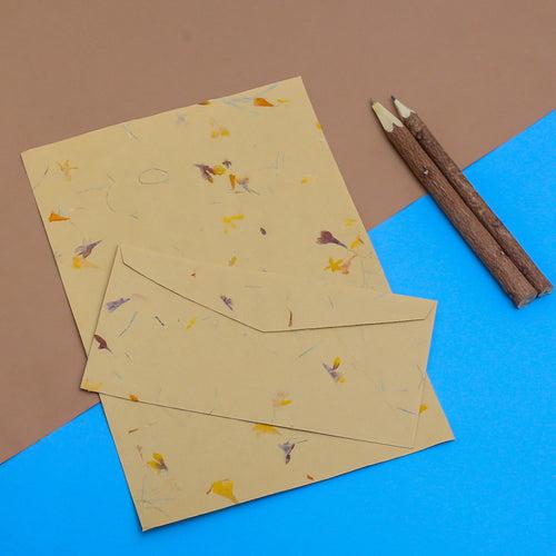 Handmade Writing Paper and Envelope Set